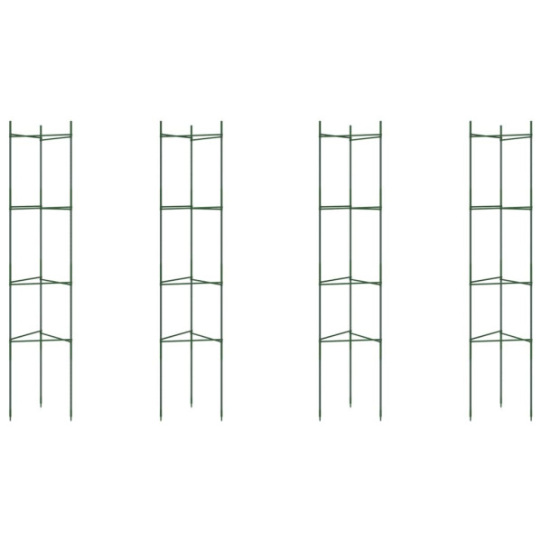 Tutores para tomates 4 unidades acero y PP 154 cm M 2