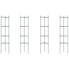 Tutores para tomates 4 unidades de aço e PP 154 cm 2