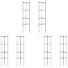 Tutores para tomates 6 unidades acero y PP 154 cm 2