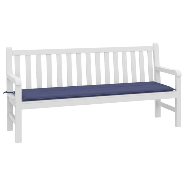 Cojín para banco de jardín tela Oxford azul marino 180x50x3 cm M 3