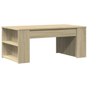 Mesa de centro madera de ingeniería roble Sonoma 102x55x42 cm H