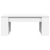 Mesa de centro 102x55x42 cm derivados de madeira branco 4