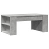 Mesa de centro madera de ingeniería gris hormigón 102x55x42 cm 2
