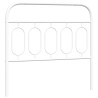 Cabeceira de cama 107 cm metal branco 2