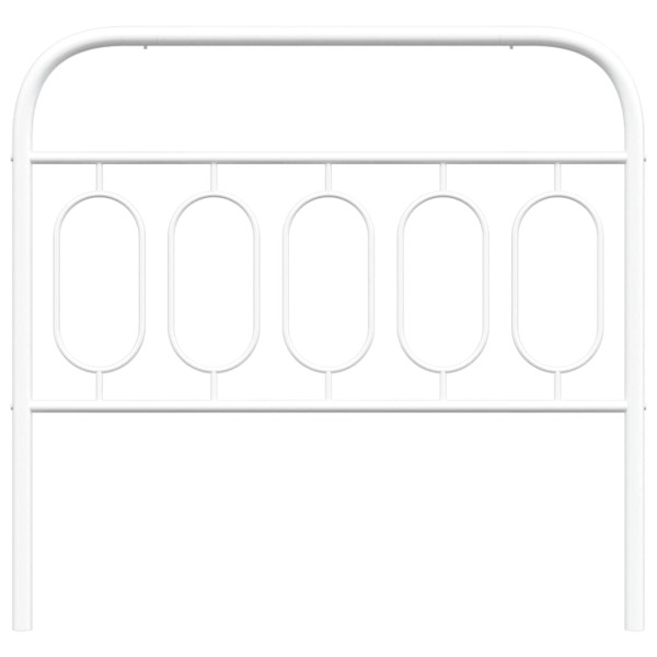 Cabecero de metal blanco 107 cm M 4