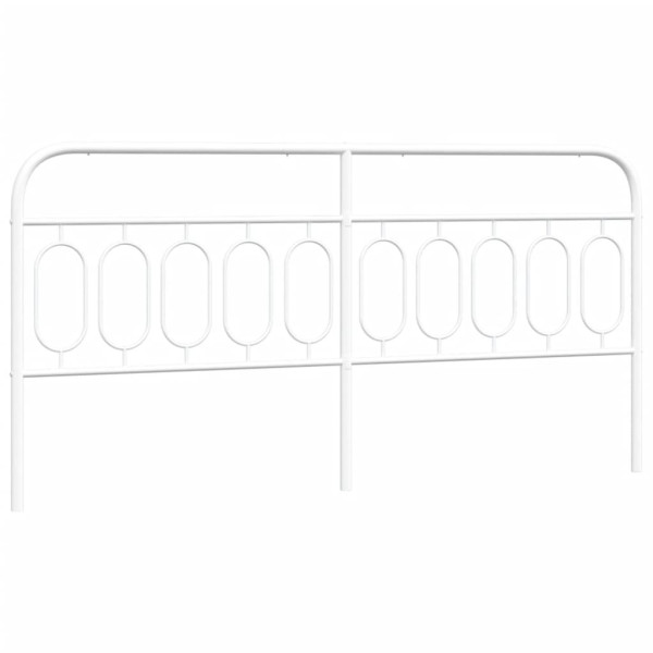 Cabeceira de cama 200 cm metal branco M 2