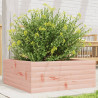 Jardinera de madera maciza de abeto Douglas 60x60x23 cm 1