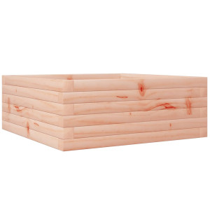 Jardinera de madera maciza de abeto Douglas 60x60x23 cm H