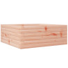 Jardinera de madera maciza de abeto Douglas 60x60x23 cm 2