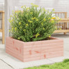 Jardinera de madera maciza de abeto Douglas 60x60x23 cm 3