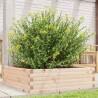 Jardinera de madera maciza de pino 80x80x23 cm 1