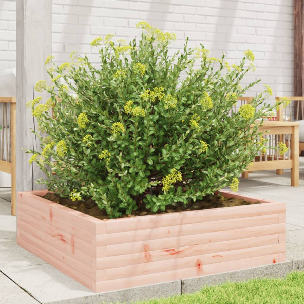 Jardinera de madera maciza Douglas 80x80x23 cm M 3