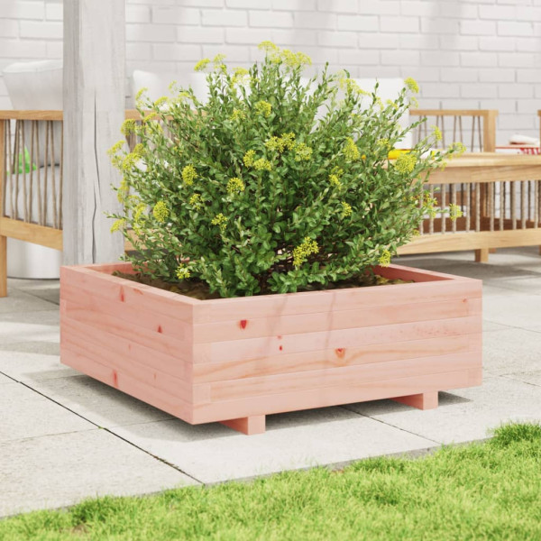 Jardinera de madera maciza Douglas 70x70x26.5 cm M 3