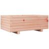 Jardinera de madera maciza Douglas 70x40x26.5 cm 2