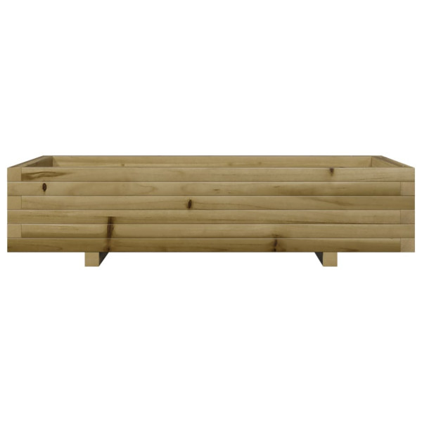 Jardinera de madera de pino impregnada 110x60x26.5 cm M 5