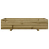 Jardinera de madera de pino impregnada 110x60x26.5 cm 5