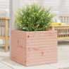 Jardinera de madera maciza Douglas 50x50x46 cm 1