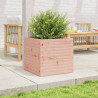 Jardinera de madera maciza Douglas 50x50x46 cm 3