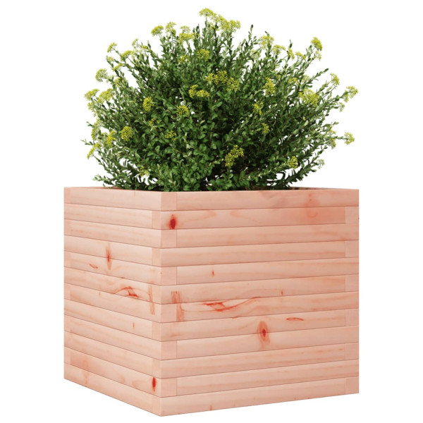 Jardinera de madera maciza Douglas 50x50x46 cm M 4