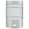 Apliques de exterior con sensor 2 unidades acero inoxidable 4