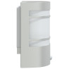 Apliques de exterior con sensor 2 unidades acero inoxidable 5