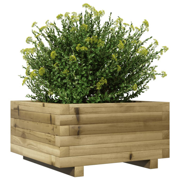 Jardinera de madera de pino impregnada 50x50x26.5 cm M 4