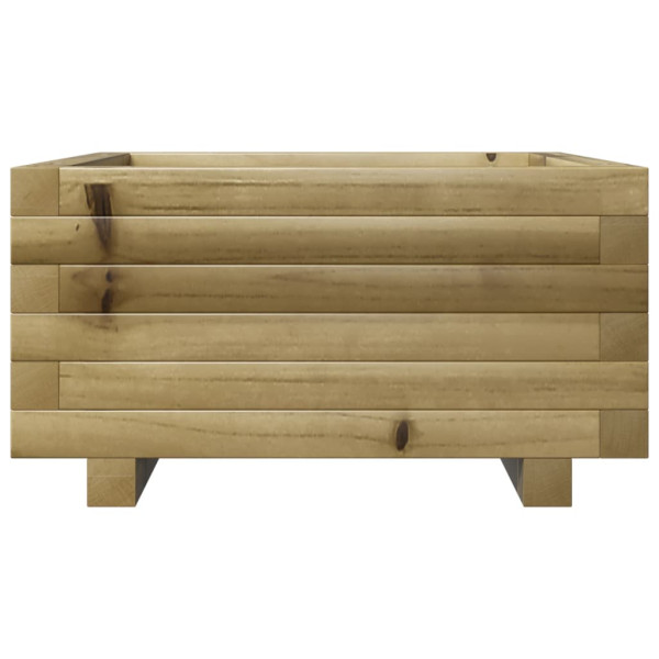Jardinera de madera de pino impregnada 50x50x26.5 cm M 5