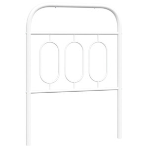Cabecero de metal blanco 75 cm H