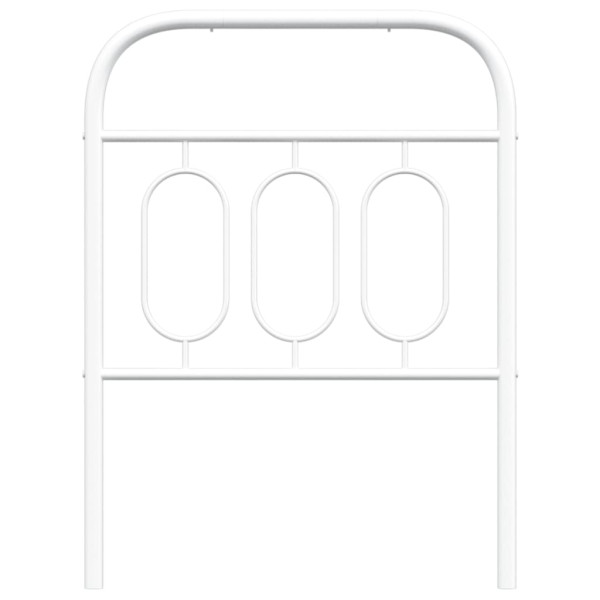 Cabecero de metal blanco 75 cm M 4