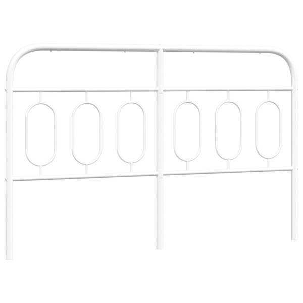 Cabeceira de cama 150 cm metal branco M 2