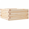 Jardinera de madera maciza de pino 50x50x23 cm 2