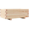 Jardinera de madera maciza de pino 70x40x26.5 cm 2