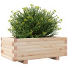 Jardinera de madera maciza de pino 70x40x26.5 cm 4