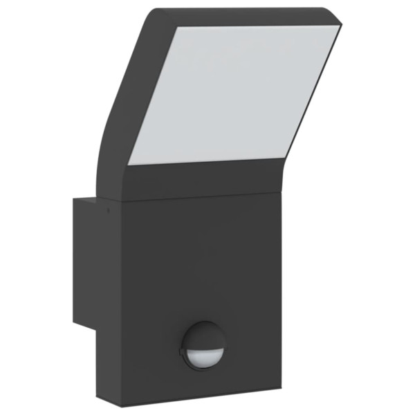 Lámpara de pared de exterior LED aluminio fundido negro M 4