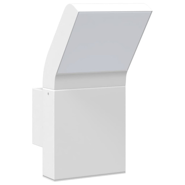 Lámpara de pared LED de exterior aluminio fundido blanco M 4