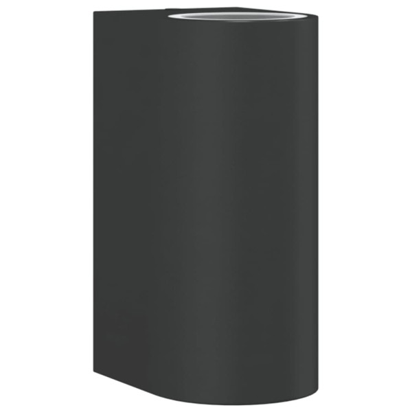 Lámpara de pared de exterior aluminio fundido negro M 2