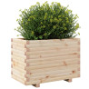 Jardinera madera maciza de pino 70x40x49.5 cm 4