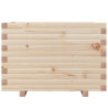 Jardinera madera maciza de pino 70x40x49.5 cm 5