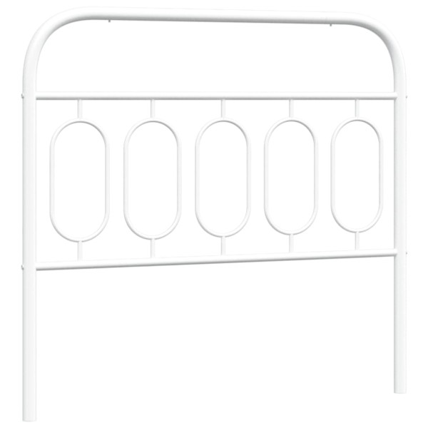 Cabeceira de cama 100 cm metal branco M 2