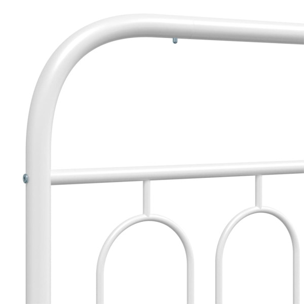 Cabeceira de cama 100 cm metal branco M 5
