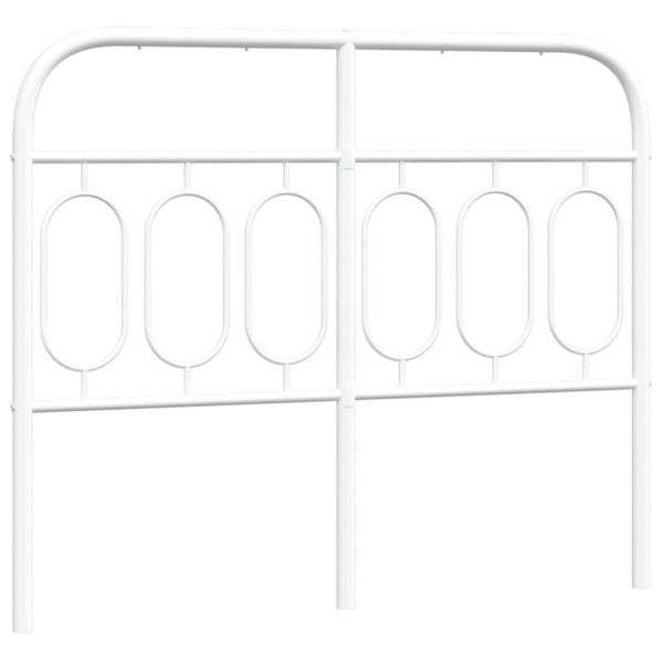 Cabeceira de cama 120 cm metal branco M 2