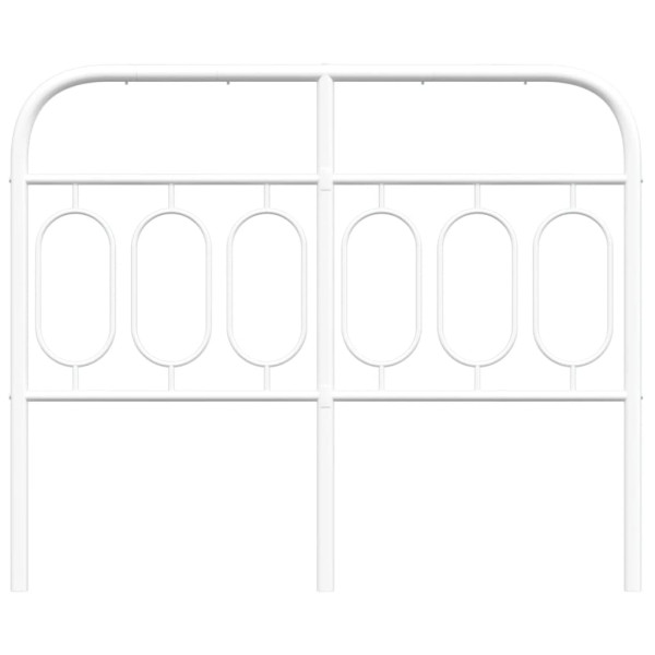 Cabeceira de cama 120 cm metal branco M 4