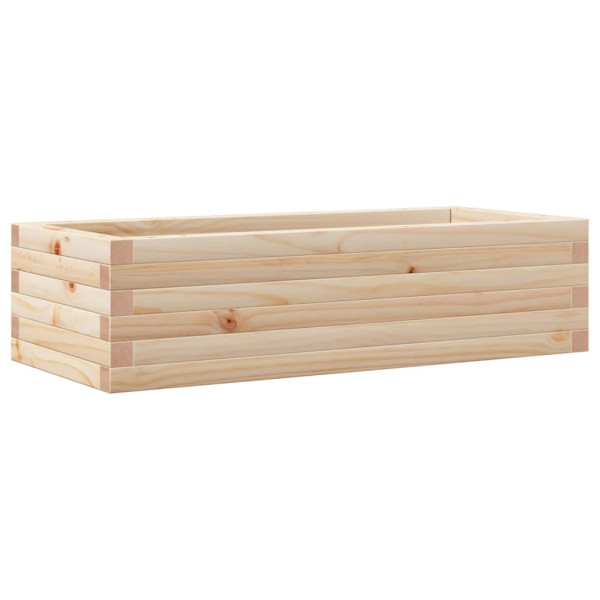 Jardinera de madera maciza de pino 90x40x23 cm M 2