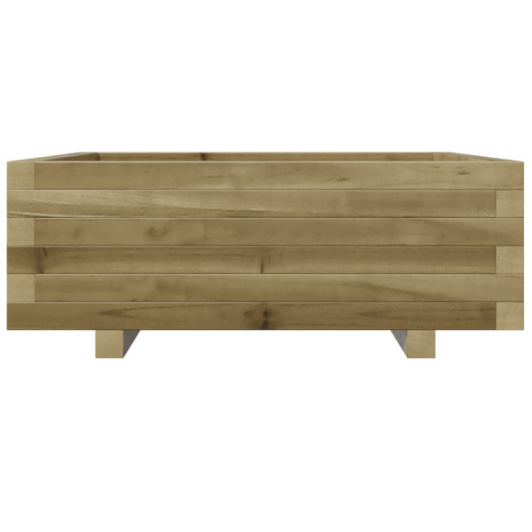 Jardinera de madera de pino impregnada 70x70x26.5 cm M 5