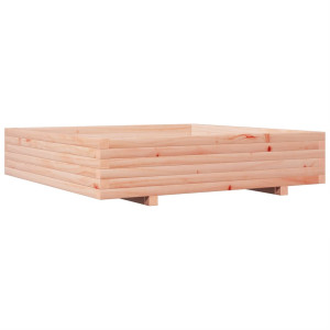 Jardinera de madera maciza Douglas 110x110x26.5 cm H