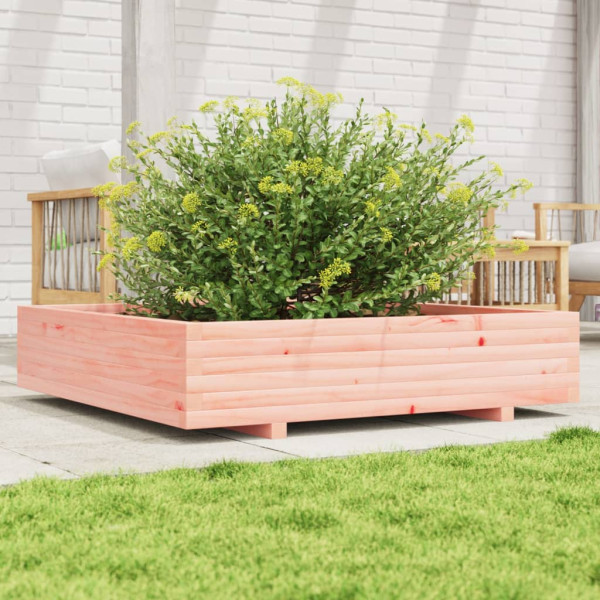Jardinera de madera maciza Douglas 110x110x26.5 cm M 3