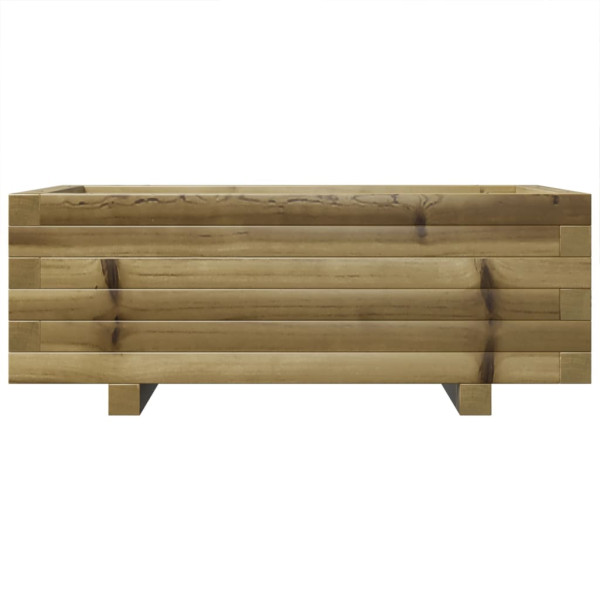 Jardinera de madera de pino impregnada 70x40x26.5 cm M 5