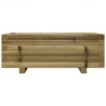 Jardinera de madera de pino impregnada 70x40x26.5 cm 5