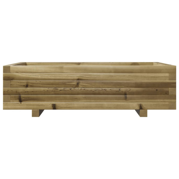 Jardinera de madera de pino impregnada 90x60x26.5 cm M 5