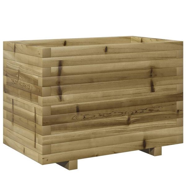 Jardinera madera de pino impregnada 70x40x49.5 cm M 2